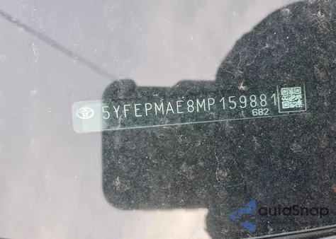 2021 Toyota Corolla Le from USA, damaged, VIN 5YFEPMAE8MP159881